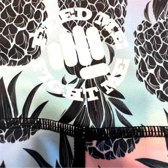 EUC Feed Me Fight Me shorts, size small - Picture 3 of 5